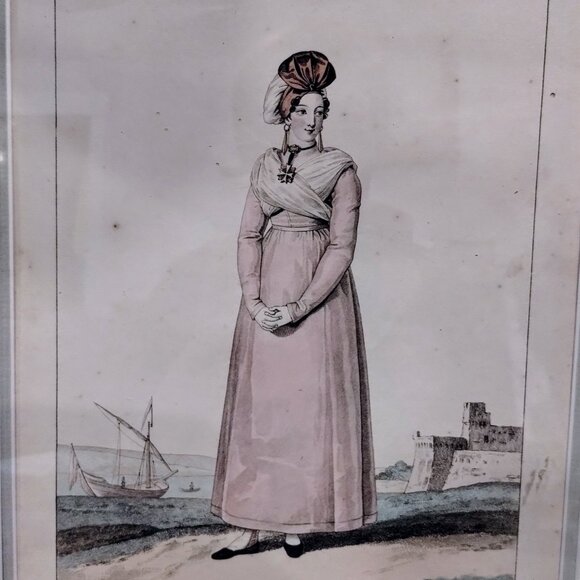 Antique Horace Verney The Arlesienne Original 19th Cent Chromolithograph #60 - Picture 2 of 11